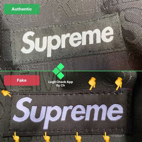 how to tell fake supreme shoulder bag|how to identify a false supreme.